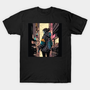 Japanese Street Cyberpunk Tokyo Streetwear T-Shirt